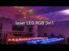 La energía baja 25w llevó las luces ligeras de la etapa del RGB DJ del efecto para la iluminación interior de la etapa del teatro