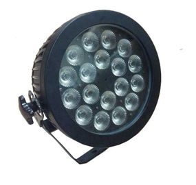 18pcs 4 en 1 par llevado al aire libre impermeable Ip65 para los acontecimientos RGBWA ULTRAVIOLETA