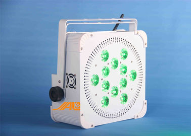 12pcs 15w Rgbaw 5 en 1 radio de la batería llevó poder de batería de las latas del par