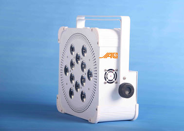 12pcs 15w Rgbaw 5 en 1 radio de la batería llevó poder de batería de las latas del par