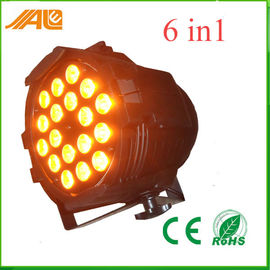 luz ultravioleta del punto de la etapa 6in1 de 18pcs 15w Rgbwa para los acontecimientos del entretenimiento
