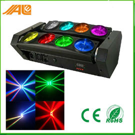 8pcs 10w Rgbw 4 en 1 llevó las luces principales móviles del haz de la araña para el disco