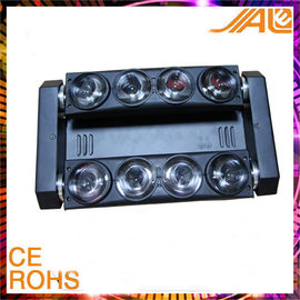 8pcs 10w Rgbw 4 en 1 llevó las luces principales móviles del haz de la araña para el disco
