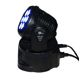 7pcs 10w Rgbw 4 en 1 cabeza móvil llevó luces del disco de la iluminación de la etapa