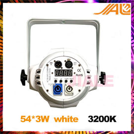 El par llevado blanco caliente puede encender las luces llevadas 3200k 54pcs 3W de la etapa del par 64