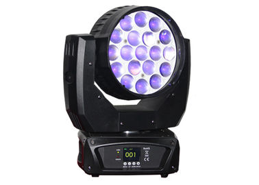 luz principal de mudanza de la luz de 540°Pan 270°Tilt 19pcs 12W RGBW 4in1 LED del lavado principal móvil del enfoque