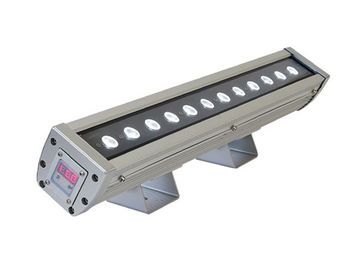 la luz llevada linear de la lavadora de la pared de 12pcs 4w Rgbw llevó las lavadoras Dmx512 4/8ch de la pared