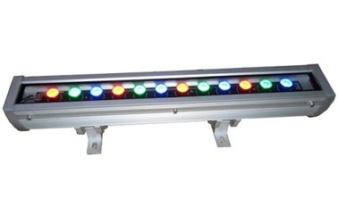 12pcs impermeable 1w llevó el aluminio del alto brillo de la luz Dmx512 del lavado de la pared