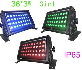 36pcs 3W Rgb Taicolor llevó la luz de inundación de la etapa 110v -240v 108w RoHS