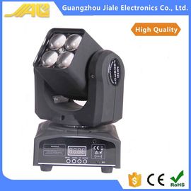 Nuevo 4pcs 10w 4in1 llevó mini luces ligeras principales móviles de DJ de la luz del enfoque del lavado