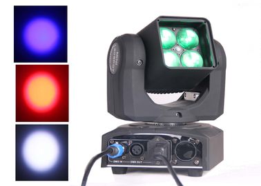 Nuevo 4pcs 10w 4in1 llevó mini luces ligeras principales móviles de DJ de la luz del enfoque del lavado
