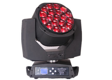Efectúe la iluminación de la CA móvil 110-240V 50-60HZ de las luces de la cabeza de DJ del haz 19pcs