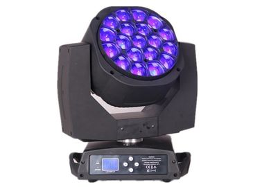 el enfoque de 19x12w RGBW 4in1 llevó los ojos grandes de la abeja que movían la luz principal de la etapa ligera de /DJ de las luces de la etapa del disco