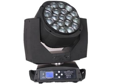 El ojo de la abeja llevó la luz principal móvil 19pcs 12w Rgbw del acontecimiento del enfoque 4 in1