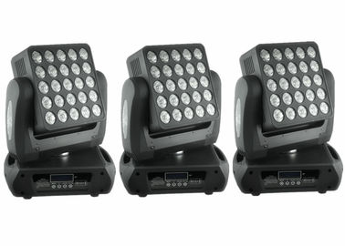 Remate a 1 CREE americano del alto lumen del plano 25 x 12w, color de RGBW que mezcla las luces principales móviles a DJ principal móvil de la luz/del cuadrado del LED