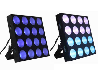 la iluminación de la etapa de Dmx del panel de 16pcs RGB llevó el efecto que encendía 500W