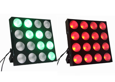 la iluminación de la etapa de Dmx del panel de 16pcs RGB llevó el efecto que encendía 500W
