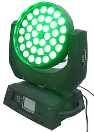 Rgbwa llevó las luces principales móviles 36 x 18w de la etapa del disco de los acontecimientos del enfoque