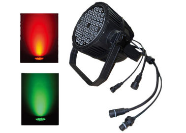 Prenda impermeable profesional RGBW 162W 110-240V de la iluminación de la etapa 54pcs