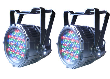 Las latas al aire libre del par de la prenda impermeable de la iluminación del par 36 x 3W RGB del alto lumen LED para el partido del concierto muestran luces del par