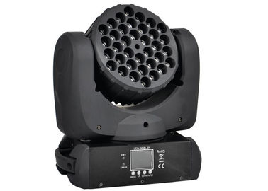 La luz principal móvil sana del control LED, lavado del haz de RGBW llevó las luces 36 X 3W