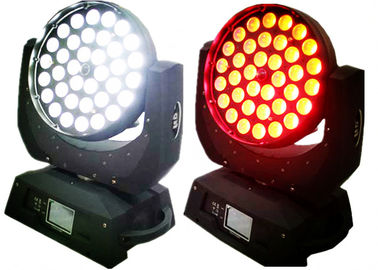 La luz principal móvil del haz del partido de DJ 36pcs x 18w llevó ahorro de la energía de la luz de la lavadora de la pared