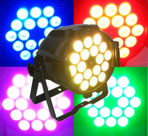 Las luces principales móviles coloridas activadas sonido de DJ, par de DMX 512 LED pueden iluminación