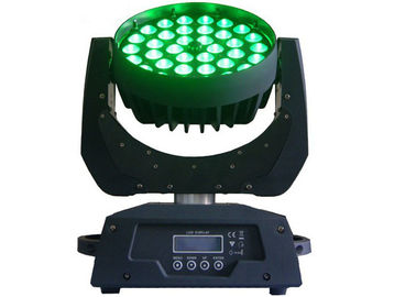 Luz llevada enfoque principal móvil Dmx del lavado IP33 colorido para la etapa que enciende alto brillo