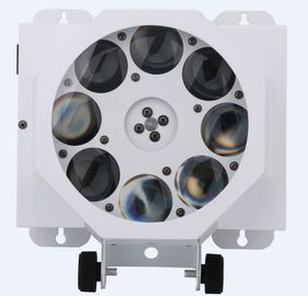 RGBW 4 en 1 llevó las luces/la luz 8 x 10w de la etapa del disco de los gobos del haz del Cree del efecto del haz de Dmx