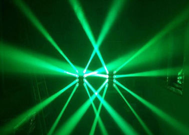 La araña principal móvil de la iluminación de DJ del partido de disco enciende multicolor del Cree LED 8x10W RGBW