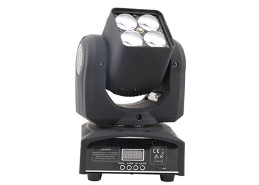 4 X 10w Rgbw 4 en 1 llevaron la luz principal móvil del mini lavado para la iluminación de la etapa de DJ