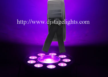 7 / 8 PC DJ de la barra de hierro en U 10 efectúan las luces RGB 3 en 1 luz llevada del par del alto brillo