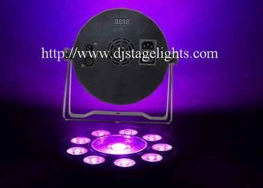 7 / 8 PC DJ de la barra de hierro en U 10 efectúan las luces RGB 3 en 1 luz llevada del par del alto brillo