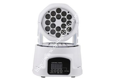 18x3W la luz principal móvil DJ efectúa luz llevada RGB para las barras, club nocturno del lavado de las luces la mini