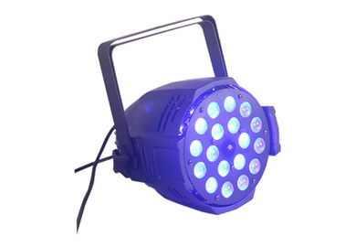 El par de RGBWA 18PCS LED puede luz del par del lavado del canal de las luces 300W 6/10