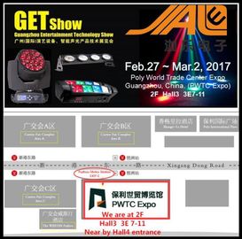 DJ 2017 efectúa las luces que la invitación justa de CONSIGUE la demostración, iluminación de la etapa del LED