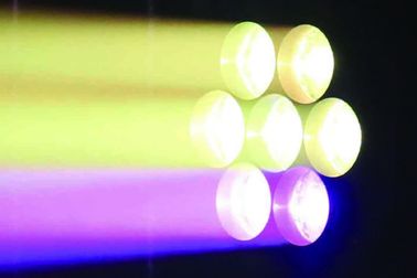 7 luces principales móviles de la demostración de la radio DMX512 LED del haz luminoso RGBW de X15W LED