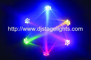 7 luces principales móviles de la demostración de la radio DMX512 LED del haz luminoso RGBW de X15W LED