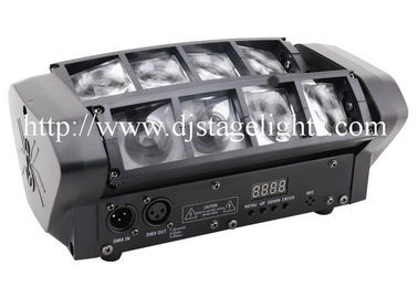 8 x 10 iluminación principal móvil del partido de la araña de la luz 80 W RGBW de la etapa de W LED
