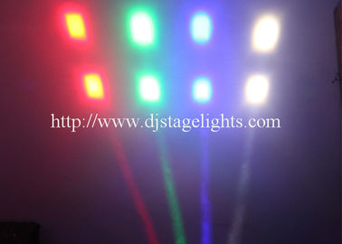 8 x 10 iluminación principal móvil del partido de la araña de la luz 80 W RGBW de la etapa de W LED