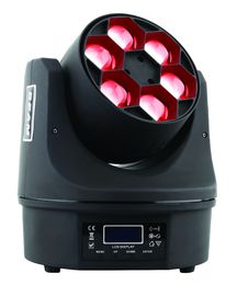 luz principal móvil RGBW 4 del ojo LED de la abeja 6pcs en 1 con las luces del haz del enfoque