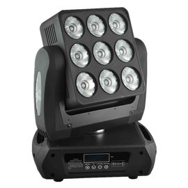 Alto Brithness 9 luces ligeras principales móviles de la matriz del haz de Sharpy del lavado del X12 W RGBW LED