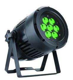 Par al aire libre profesional de 7Pcs LED, 110 W 4 en 1 par del enfoque de RGBW para la demostración