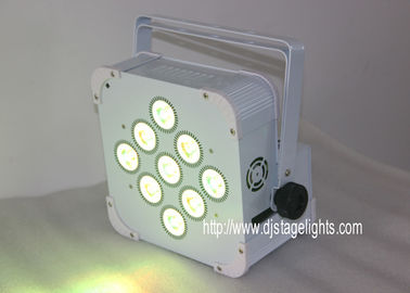 latas inalámbricas del par de 9pcsX18w LED DMX LED, luz llevada recargable de la etapa