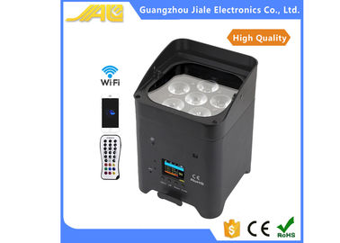 El par plano de la radio LED de DMX conserva RGBW ligero 4 In1 con teledirigido