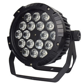 La etapa llevada al aire libre a todo color del par se enciende con control de la voz DMX512/automotor