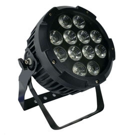 IP65 12pcs * 12w 4 en 1 par al aire libre de RGBW LED con aluminio fundió la vivienda a troquel