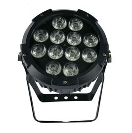 IP65 12pcs * 12w 4 en 1 par al aire libre de RGBW LED con aluminio fundió la vivienda a troquel