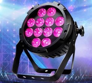 12 PC * 18 vatios 6 en 1 par al aire libre ULTRAVIOLETA del lavado/de la prenda impermeable LED de RGBWA LED se encienden