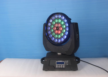 36 luz principal móvil LED del haz ULTRAVIOLETA de X 18W RGBW, iluminación llevada de la etapa